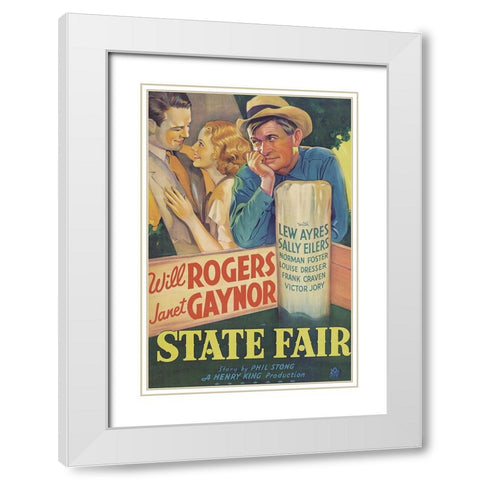 State Fair-1933 White Modern Wood Framed Art Print with Double Matting by Vintage Hollywood Archive