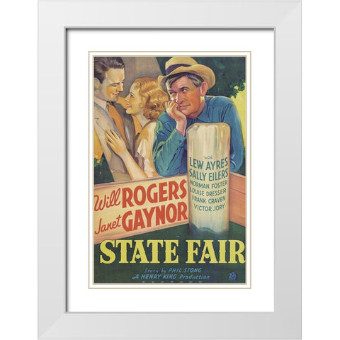 State Fair-1933 White Modern Wood Framed Art Print with Double Matting by Vintage Hollywood Archive