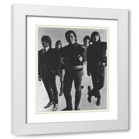 Chocolate Watch Band-1966 White Modern Wood Framed Art Print with Double Matting by Vintage Music Archive