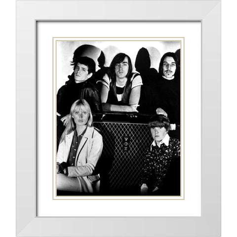 Velvet Undergroud And Nico White Modern Wood Framed Art Print with Double Matting by Vintage Music Archive