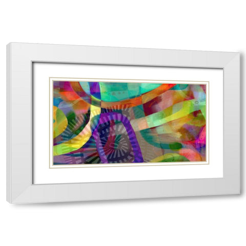 Isnt It Ironic White Modern Wood Framed Art Print with Double Matting by Naskrent, Delores