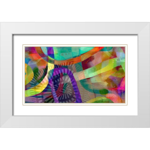 Isnt It Ironic White Modern Wood Framed Art Print with Double Matting by Naskrent, Delores