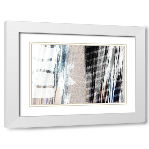 Somber Occasion White Modern Wood Framed Art Print with Double Matting by Naskrent, Delores