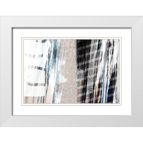Somber Occasion White Modern Wood Framed Art Print with Double Matting by Naskrent, Delores