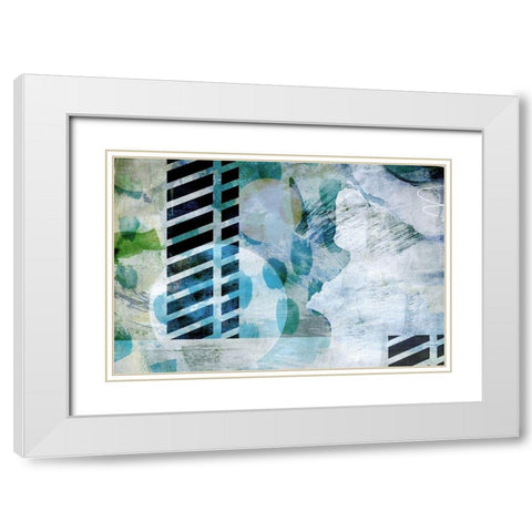 Life Span White Modern Wood Framed Art Print with Double Matting by Naskrent, Delores