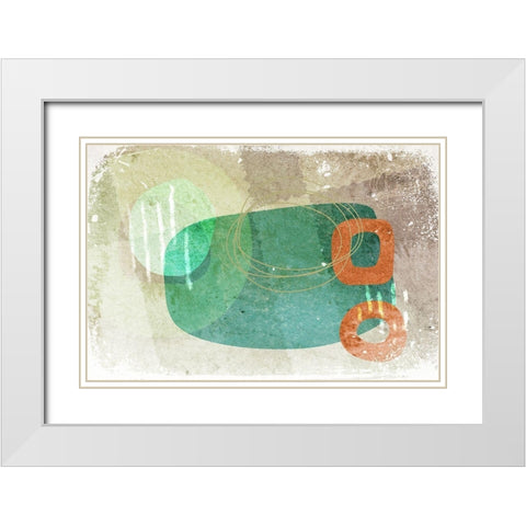 Narrative White Modern Wood Framed Art Print with Double Matting by Naskrent, Delores