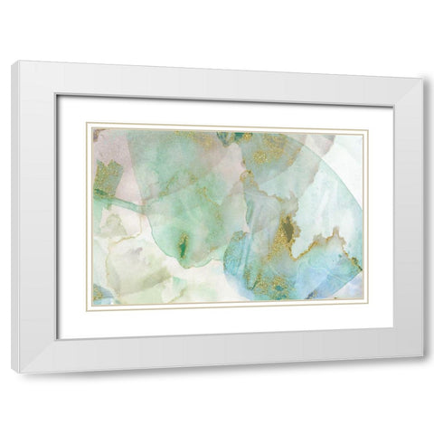 Carolina Skyscape White Modern Wood Framed Art Print with Double Matting by Naskrent, Delores