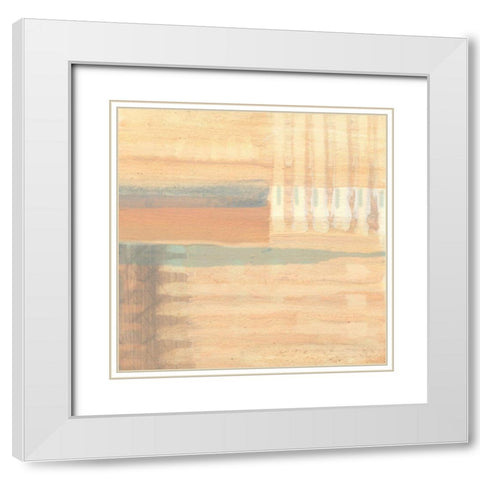 Winter sunset at Stone Bay White Modern Wood Framed Art Print with Double Matting by Kouta, Flora