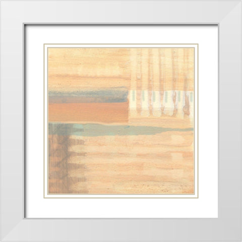 Winter sunset at Stone Bay White Modern Wood Framed Art Print with Double Matting by Kouta, Flora