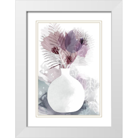 After the Rain III White Modern Wood Framed Art Print with Double Matting by Kouta, Flora