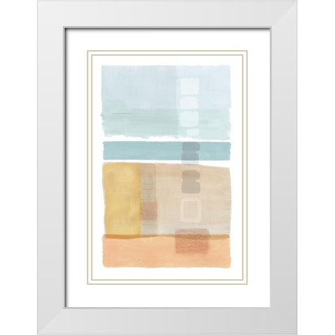 Army Bay IV White Modern Wood Framed Art Print with Double Matting by Kouta, Flora
