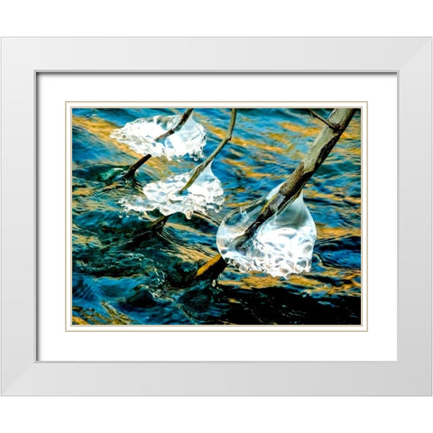 Prosperity White Modern Wood Framed Art Print with Double Matting by Cooper, Helena