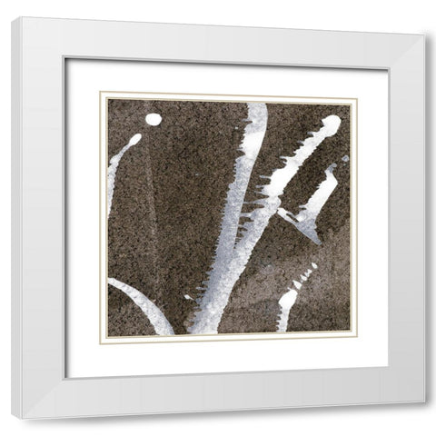 Largo 100 White Modern Wood Framed Art Print with Double Matting by Aryai, Sia