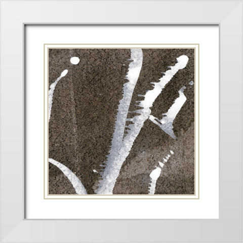 Largo 100 White Modern Wood Framed Art Print with Double Matting by Aryai, Sia