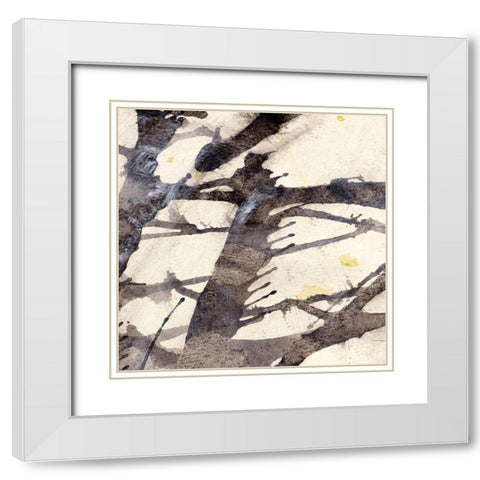 Largo 102 White Modern Wood Framed Art Print with Double Matting by Aryai, Sia