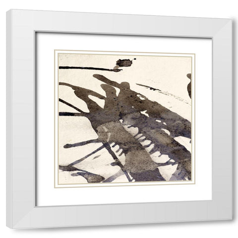 Largo 103 White Modern Wood Framed Art Print with Double Matting by Aryai, Sia