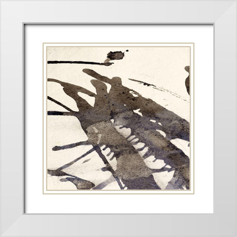 Largo 103 White Modern Wood Framed Art Print with Double Matting by Aryai, Sia