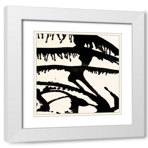 Largo 104 White Modern Wood Framed Art Print with Double Matting by Aryai, Sia