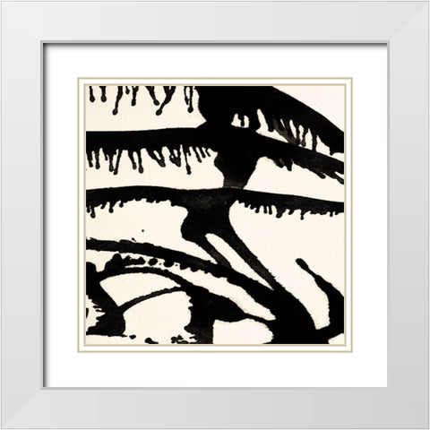 Largo 104 White Modern Wood Framed Art Print with Double Matting by Aryai, Sia