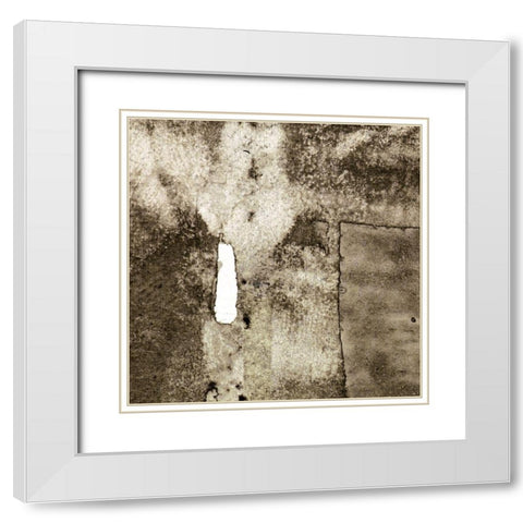 Largo 106 White Modern Wood Framed Art Print with Double Matting by Aryai, Sia