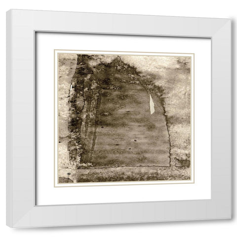 Largo 107 White Modern Wood Framed Art Print with Double Matting by Aryai, Sia