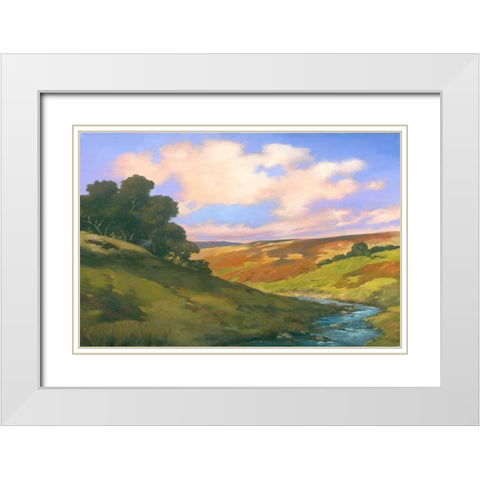 Memories I White Modern Wood Framed Art Print with Double Matting by Reynolds, Graham