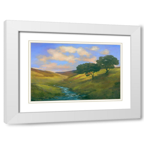 Memories II White Modern Wood Framed Art Print with Double Matting by Reynolds, Graham