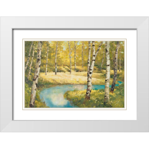 Peat Cut White Modern Wood Framed Art Print with Double Matting by Reynolds, Graham