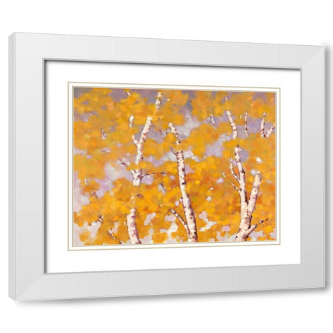 Soft Breeze White Modern Wood Framed Art Print with Double Matting by Reynolds, Graham