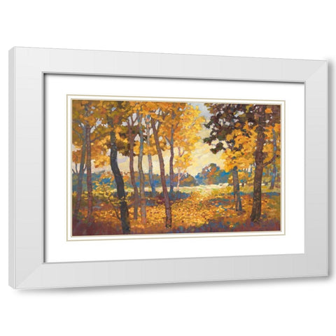 Windstill I White Modern Wood Framed Art Print with Double Matting by Reynolds, Graham