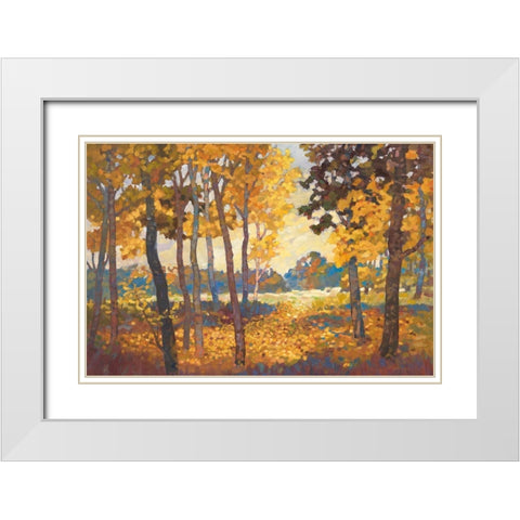 Windstill I White Modern Wood Framed Art Print with Double Matting by Reynolds, Graham