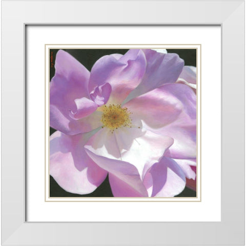 Evidence White Modern Wood Framed Art Print with Double Matting by Montana, Enzo