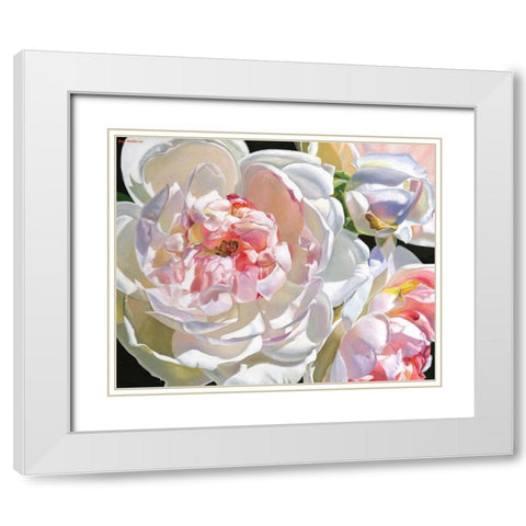 Best Of My Love White Modern Wood Framed Art Print with Double Matting by Montana, Enzo