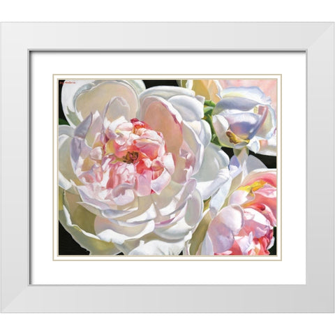 Best Of My Love White Modern Wood Framed Art Print with Double Matting by Montana, Enzo