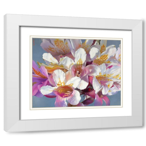 All You Need Is Love White Modern Wood Framed Art Print with Double Matting by Montana, Enzo