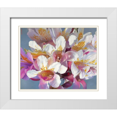 All You Need Is Love White Modern Wood Framed Art Print with Double Matting by Montana, Enzo