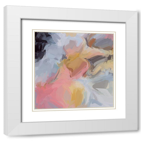 La Jolla II White Modern Wood Framed Art Print with Double Matting by Orlov, Irena