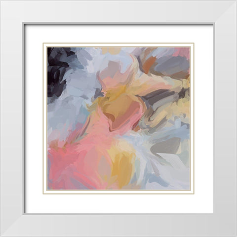 La Jolla II White Modern Wood Framed Art Print with Double Matting by Orlov, Irena