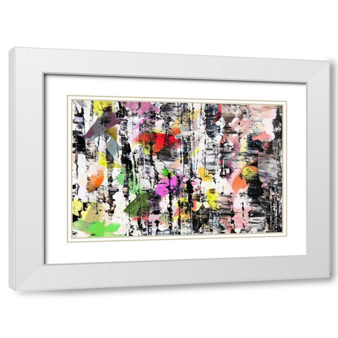 Entryway White Modern Wood Framed Art Print with Double Matting by Orlov, Irena