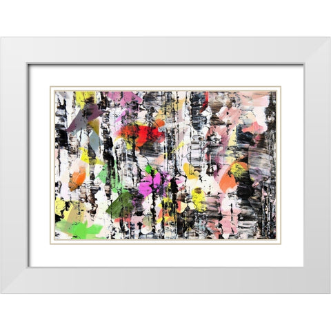 Entryway White Modern Wood Framed Art Print with Double Matting by Orlov, Irena