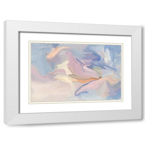 Arctic Drift White Modern Wood Framed Art Print with Double Matting by Orlov, Irena