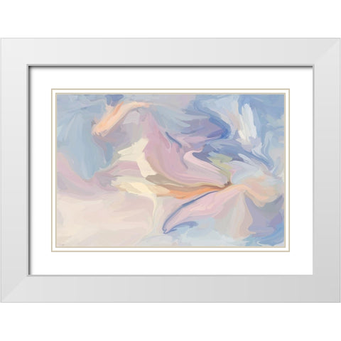 Arctic Drift White Modern Wood Framed Art Print with Double Matting by Orlov, Irena