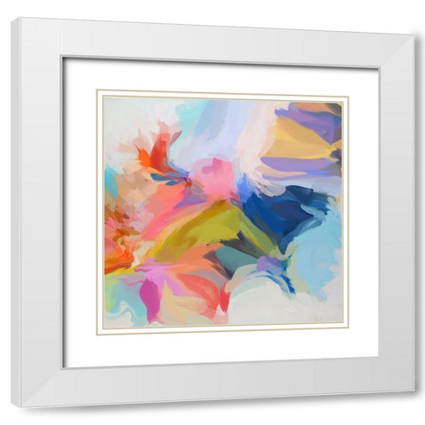 Life Of Our Time White Modern Wood Framed Art Print with Double Matting by Orlov, Irena