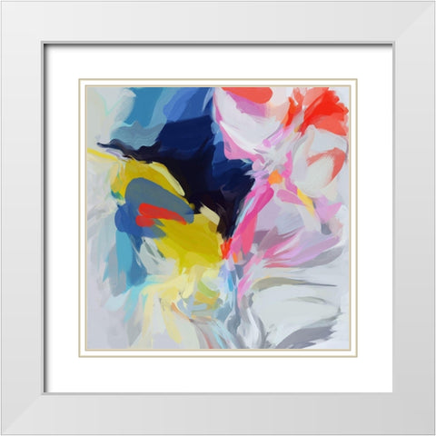 Divine Potential White Modern Wood Framed Art Print with Double Matting by Orlov, Irena