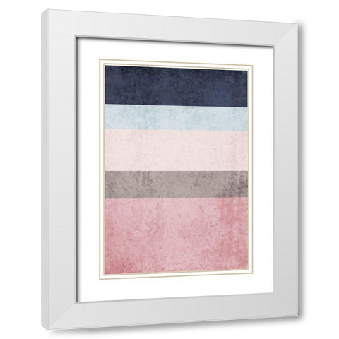 Modern minimalist II White Modern Wood Framed Art Print with Double Matting by Orlov, Irena