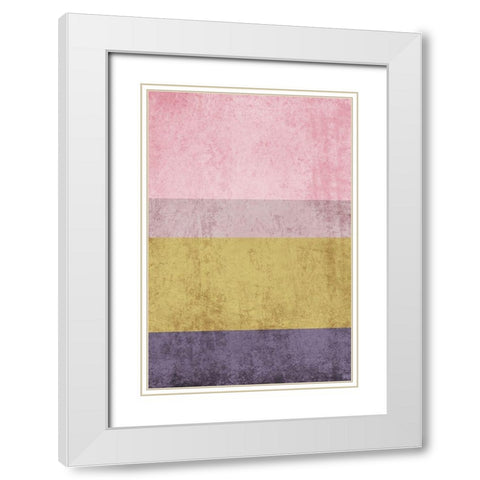 Modern minimalist III White Modern Wood Framed Art Print with Double Matting by Orlov, Irena