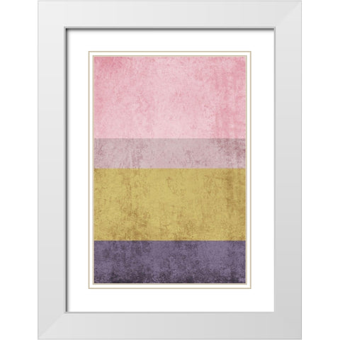 Modern minimalist III White Modern Wood Framed Art Print with Double Matting by Orlov, Irena
