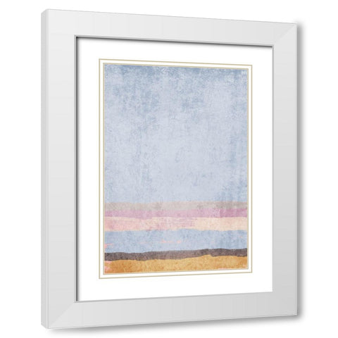 Modern minimalist IV White Modern Wood Framed Art Print with Double Matting by Orlov, Irena