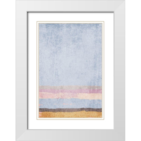 Modern minimalist IV White Modern Wood Framed Art Print with Double Matting by Orlov, Irena
