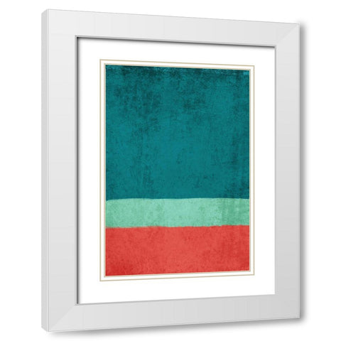 Modern minimalist VIII White Modern Wood Framed Art Print with Double Matting by Orlov, Irena